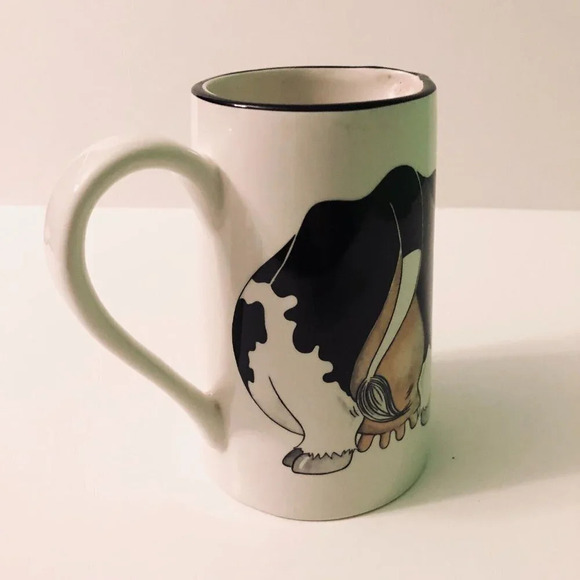 Vtg  Arthur Wood Cow Milk Pitcher Small Ceramic 5.5 Inch Tall England - Picture 4 of 12